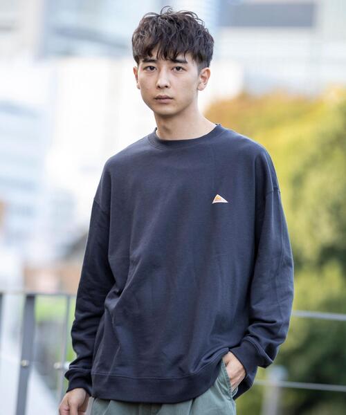 KELTY（ケルティ）の「KELTY(ケルティ)別注裏毛クルーネックスウェット（スウェット・メンズ・ホワイト/ベージュ/ブラック/オリーブ/ケリー/ダークグレー・LARGE/SMALL/MEDIUM/X-LARGE）」の18枚目の写真