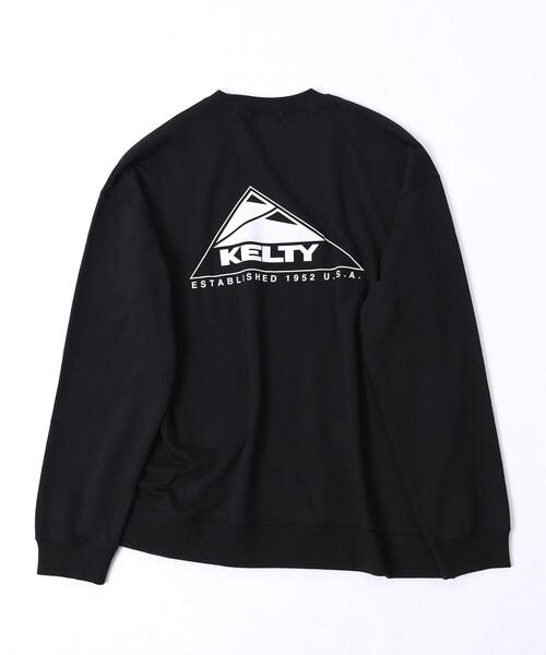 KELTY（ケルティ）の「KELTY(ケルティ)別注裏毛クルーネックスウェット（スウェット・メンズ・ホワイト/ベージュ/ブラック/オリーブ/ケリー/ダークグレー・LARGE/SMALL/MEDIUM/X-LARGE）」の10枚目の写真
