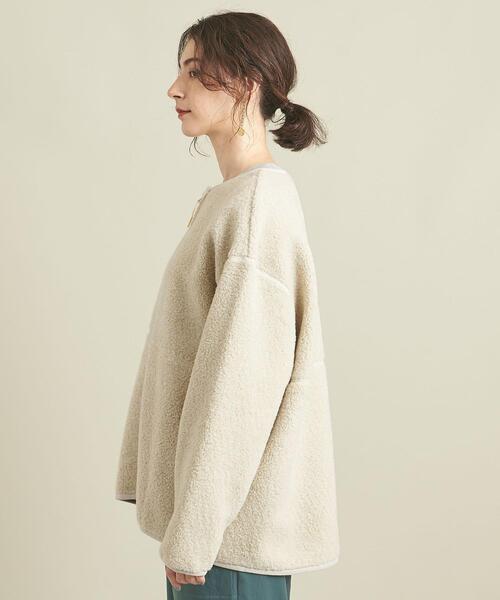 BEAUTY&YOUTH UNITED ARROWS（ビューティーアンドユースユナイテッドアローズ）の「BY パイピングボア ブルゾン ∴（その他アウター・レディース・グレー/ナチュラル/その他1・S/M）」の15枚目の写真