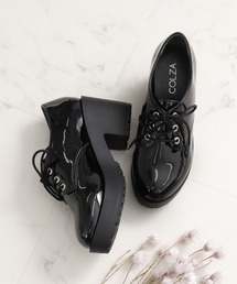 厚底マニッシュシューズ