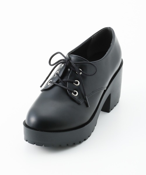 Honeys（ハニーズ）の「厚底マニッシュシューズ（その他シューズ・レディース・ブラック系その他/ブラック系その他2/ベージュ・S/M/L/LL）」の22枚目の写真