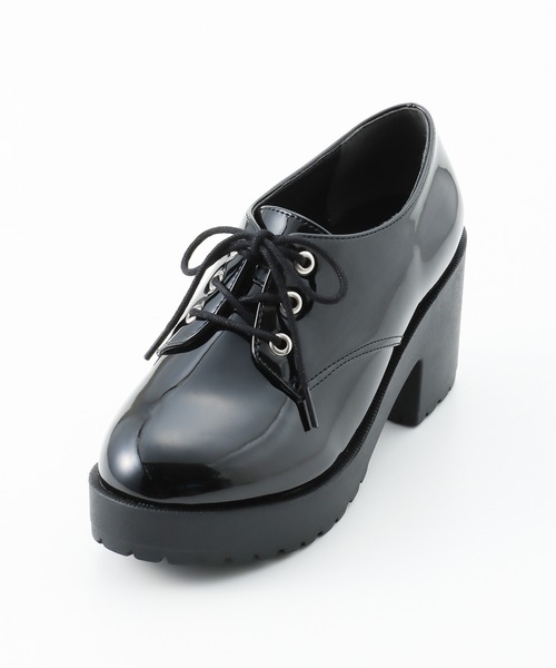 Honeys（ハニーズ）の「厚底マニッシュシューズ（その他シューズ・レディース・ブラック系その他/ブラック系その他2/ベージュ・S/M/L/LL）」の12枚目の写真