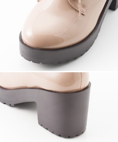 Honeys（ハニーズ）の「厚底マニッシュシューズ（その他シューズ・レディース・ブラック系その他/ブラック系その他2/ベージュ・S/M/L/LL）」の10枚目の写真