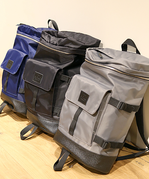 And A（アンドエー）の「ボックスナイロンバックパック（バックパック/リュック・メンズ・ブラック/グレー/ブルー・FREE）」の12枚目の写真
