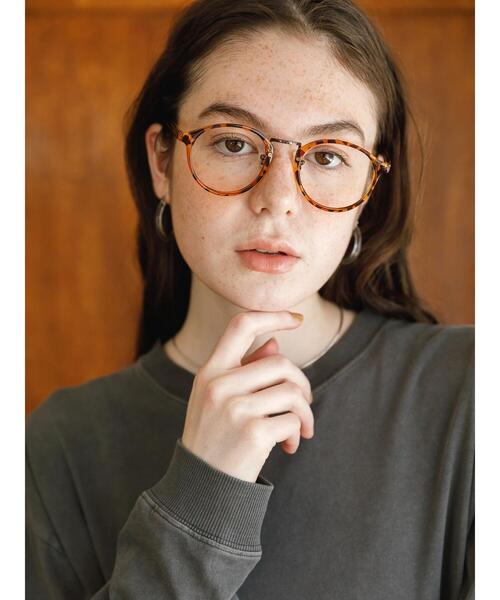 koe（コエ）の「ピグメントロングTシャツ*（Tシャツ/カットソー・レディース・オレンジ/ライトベージュ/ピンクベージュ/チャコールグレー/ブルーグリーン・L/M/S）」の11枚目の写真