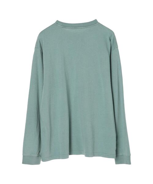 koe（コエ）の「ピグメントロングTシャツ*（Tシャツ/カットソー・レディース・オレンジ/ライトベージュ/ピンクベージュ/チャコールグレー/ブルーグリーン・L/M/S）」の20枚目の写真