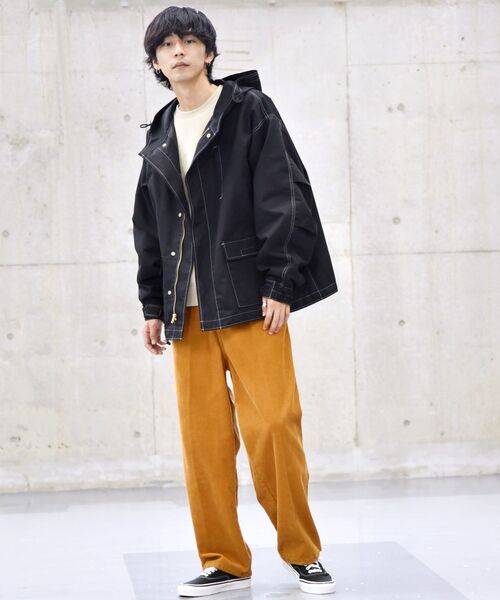 MACOBER（マコバ）の「【SHIPS別注】MACOBER: コーデュロイ ドローストリングス ワイド イージー パンツ（その他パンツ・メンズ・ベージュ/ピンク/ネイビー/グレー/ライトブルー・LARGE/MEDIUM/SMALL）」の6枚目の写真