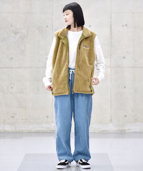 MACOBER（マコバ）の「【SHIPS別注】MACOBER: コーデュロイ ドローストリングス ワイド イージー パンツ（その他パンツ・メンズ・ベージュ/ピンク/ネイビー/グレー/ライトブルー・LARGE/MEDIUM/SMALL）」の9枚目の写真