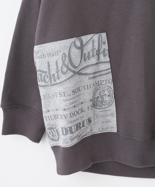 CIAOPANIC TYPY（チャオパニックティピー）の「【KIDS】リメイク風スウェットフーディー（パーカー・キッズ・チャコールグレー/グレー・SMALL/MEDIUM/LARGE/X-LARGE/XX-LARGE）」の19枚目の写真