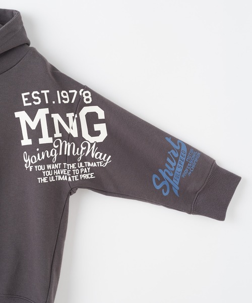 CIAOPANIC TYPY（チャオパニックティピー）の「【KIDS】リメイク風スウェットフーディー（パーカー・キッズ・チャコールグレー/グレー・SMALL/MEDIUM/LARGE/X-LARGE/XX-LARGE）」の20枚目の写真