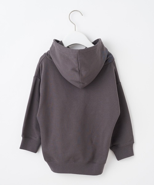 CIAOPANIC TYPY（チャオパニックティピー）の「【KIDS】リメイク風スウェットフーディー（パーカー・キッズ・チャコールグレー/グレー・SMALL/MEDIUM/LARGE/X-LARGE/XX-LARGE）」の21枚目の写真