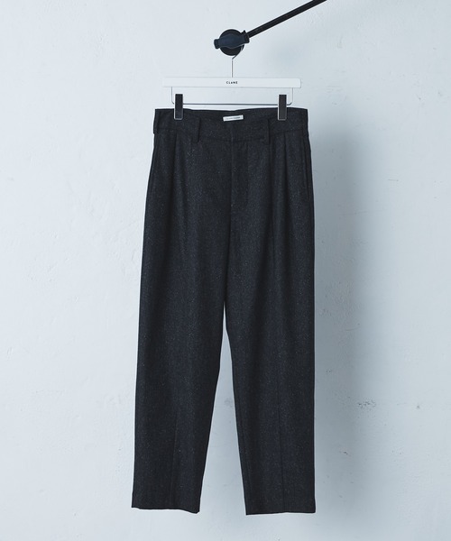 CLANE(クラネ)の「【CLANE HOMME Exclusive/クラネ オム エクスクルーシブ】 Classic Trousers(クラシック トラウザー)(スラックス・メンズ・チャコールグレー/ブラウン・1/2)」の21枚目の写真