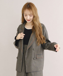 ★チェックオーバージャケット