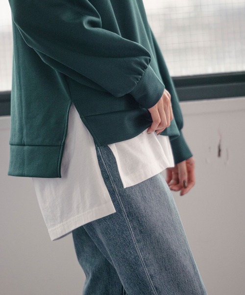 GLOBAL WORK（グローバルワーク）の「BeauteeアソートレイヤーT/957152（Tシャツ/カットソー・レディース・ホワイト/ブラック/ホワイト系その他2/その他・MEDIUM/LARGE/SMALL/X-SMALL）」の3枚目の写真