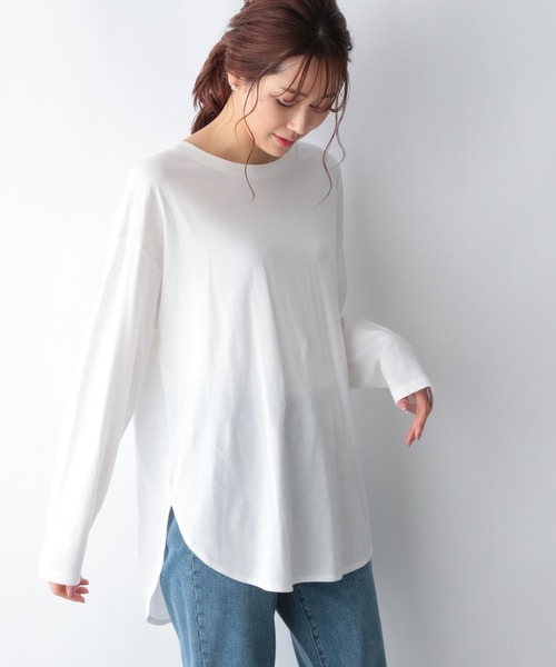 GLOBAL WORK（グローバルワーク）の「BeauteeアソートレイヤーT/957152（Tシャツ/カットソー・レディース・ホワイト/ブラック/ホワイト系その他2/その他・MEDIUM/LARGE/SMALL/X-SMALL）」の13枚目の写真