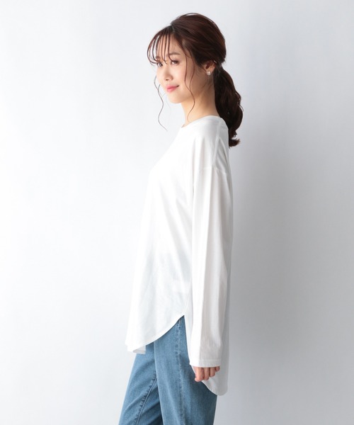 GLOBAL WORK（グローバルワーク）の「BeauteeアソートレイヤーT/957152（Tシャツ/カットソー・レディース・ホワイト/ブラック/ホワイト系その他2/その他・MEDIUM/LARGE/SMALL/X-SMALL）」の14枚目の写真