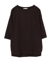 Green　Parks | バック布帛7分袖カットプルオーバー＊(Tシャツ/カットソー)