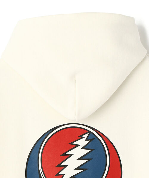 schott(ショット)の「Schott×GRATEFUL DEAD/ショット×グレイトフルデッド/GRATEFUL DEAD HOODIE(パーカー・メンズ・ブラック/ホワイト・MEDIUM/LARGE/X-LARGE)」の5枚目の写真