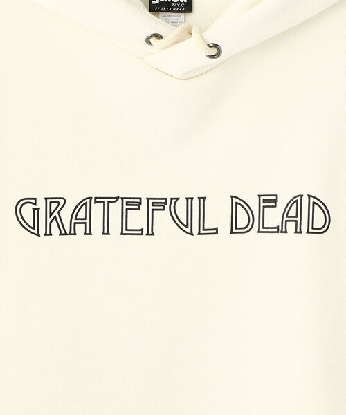 schott(ショット)の「Schott×GRATEFUL DEAD/ショット×グレイトフルデッド/GRATEFUL DEAD HOODIE(パーカー・メンズ・ブラック/ホワイト・MEDIUM/LARGE/X-LARGE)」の6枚目の写真
