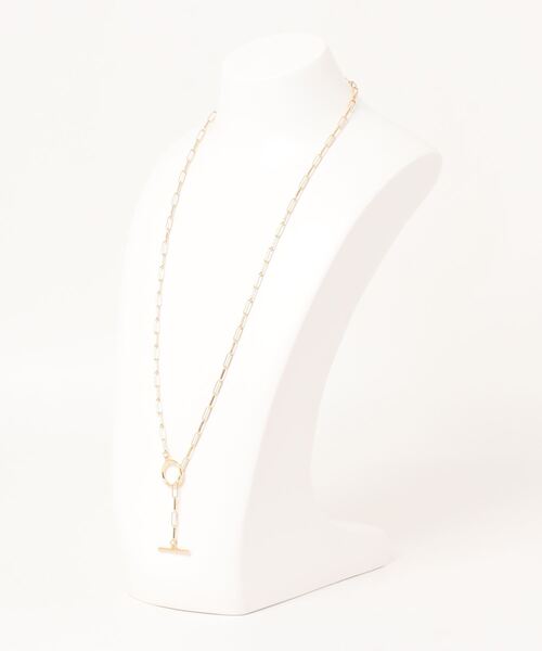 AZUL by moussy（アズールバイマウジー）の「MANTEL NECKLACE / マントルネックレス（ネックレス・レディース・ゴールド系その他/シルバー・FREE）」の3枚目の写真