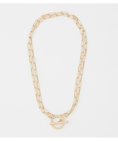 AZUL by moussy（アズールバイマウジー）の「MANTEL NECKLACE / マントルネックレス（ネックレス・レディース・ゴールド系その他/シルバー・FREE）」の2枚目の写真