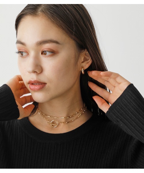 AZUL by moussy（アズールバイマウジー）の「MANTEL NECKLACE / マントルネックレス（ネックレス・レディース・ゴールド系その他/シルバー・FREE）」の10枚目の写真