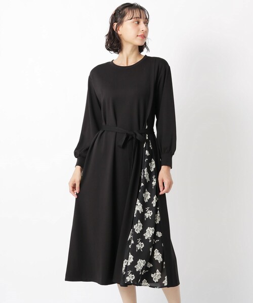 洗える ベルト付きボタニカル柄切り替えワンピース ワンピース ベルト付きボタニカル柄切り替えワンピース N98 21 02 を購入できます World ワンピース Ashley ローラアシュレイ のファッション Ashley ローラアシュレイ のワンピース Laura