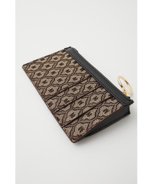 MOUSSY（マウジー）の「MONOGRAM カードホルダー（カードケース・レディース・ブラウン/ベージュ・FREE）」の2枚目の写真