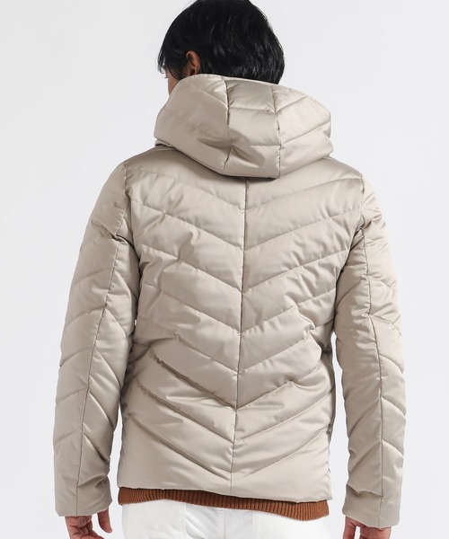 TETE HOMME（テットオム）の「リモンタダウンブルゾン（ダウンジャケット/コート・メンズ・ベージュ/ブラック・X-LARGE/MEDIUM/LARGE）」の15枚目の写真