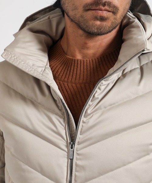 TETE HOMME（テットオム）の「リモンタダウンブルゾン（ダウンジャケット/コート・メンズ・ベージュ/ブラック・X-LARGE/MEDIUM/LARGE）」の14枚目の写真