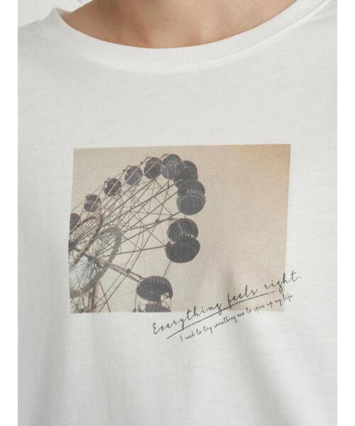 earth music&ecology(アースミュージックアンドエコロジー)の「Everything feels right ロンT *(Tシャツ/カットソー・レディース・ベージュ/オフホワイト・FREE)」の6枚目の写真