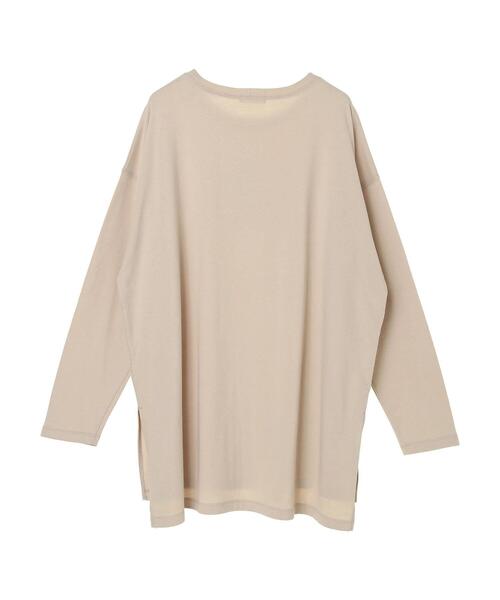 earth music&ecology(アースミュージックアンドエコロジー)の「Everything feels right ロンT *(Tシャツ/カットソー・レディース・ベージュ/オフホワイト・FREE)」の22枚目の写真