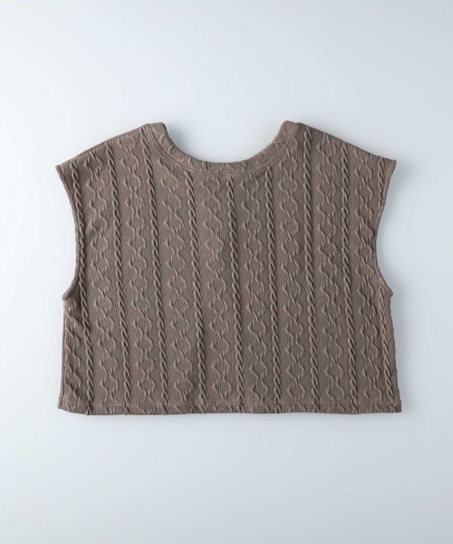 HONEYSUCKLE ROSE（ハニーサックルローズ）の「【HONEYSUCKLE ROSE】3点セットスリットベスト(ベスト・ブラウス・付け衿)（アンサンブル・レディース・ブラック/グレー・L/M）」の22枚目の写真