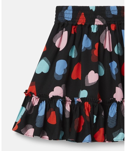 STELLA McCARTNEY(ステラマッカートニー)の「ハート テンセル ツイル スカート(スカート・キッズ・ブラック系その他・8Y/6Y/2Y/4Y)」の5枚目の写真