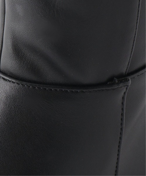 Casselini(キャセリーニ)の「【Casselini/キャセリーニ】スクエアロングブーツ(ブーツ・レディース・ブラック・SMALL/LARGE/MEDIUM)」の3枚目の写真