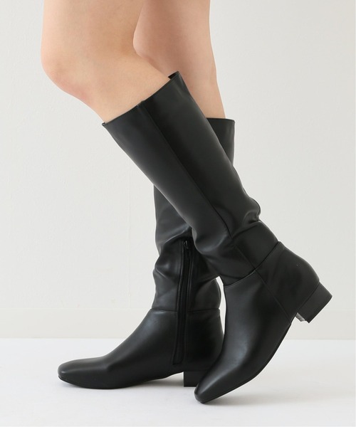 Casselini(キャセリーニ)の「【Casselini/キャセリーニ】スクエアロングブーツ(ブーツ・レディース・ブラック・SMALL/LARGE/MEDIUM)」の13枚目の写真