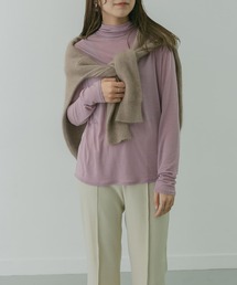 KBF+ | KBF+　バックスリットハイネックトップス∴(Tシャツ/カットソー)