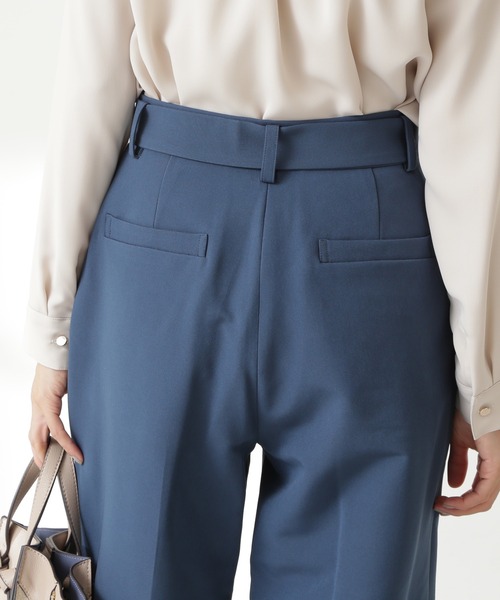 N.（N. Natural Beauty Basic）（エヌエヌナチュラルビューティーベーシック）の「【S Size Line】◆ボタンベルトストレートパンツ（その他パンツ・レディース・ブラウン/ブルー/ピンク・SMALL/MEDIUM）」の16枚目の写真