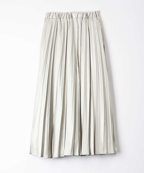 HONEYSUCKLE ROSE（ハニーサックルローズ）の「【HONEYSUCKLE ROSE】シャイニーサテンスカート（スカート・レディース・ブラック/ライトベージュ・M/L）」の19枚目の写真