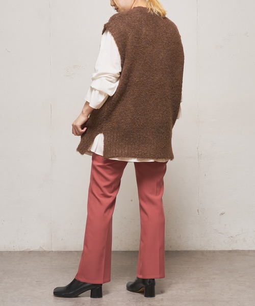 CIAOPANIC（チャオパニック）の「ブークレBIGベスト（ベスト・レディース・ブラウン/イエロー/ブルー・FREE）」の8枚目の写真