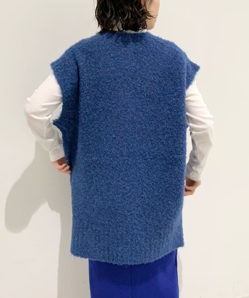 CIAOPANIC（チャオパニック）の「ブークレBIGベスト（ベスト・レディース・ブラウン/イエロー/ブルー・FREE）」の18枚目の写真