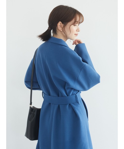 Green Parks(グリーンパークス)の「チェスターコート*(チェスターコート・レディース・ブラック/グレイッシュベージュ/グリーン/ブルー・FREE)」の10枚目の写真