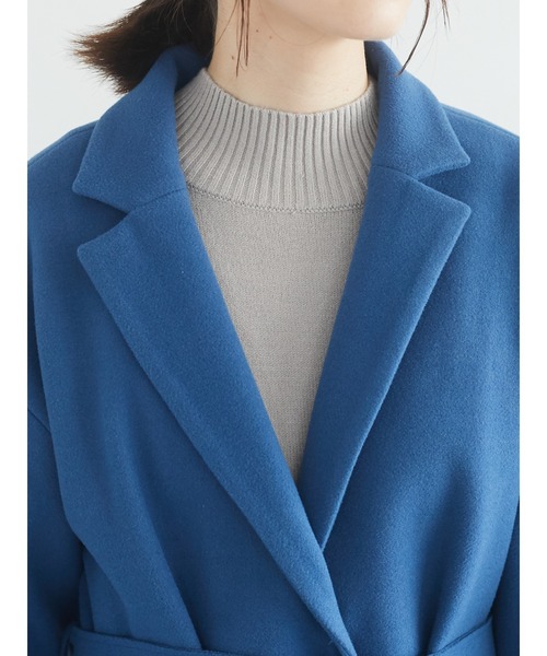 Green Parks(グリーンパークス)の「チェスターコート*(チェスターコート・レディース・ブラック/グレイッシュベージュ/グリーン/ブルー・FREE)」の15枚目の写真