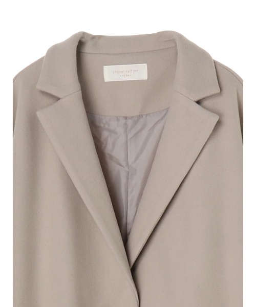 Green Parks(グリーンパークス)の「チェスターコート*(チェスターコート・レディース・ブラック/グレイッシュベージュ/グリーン/ブルー・FREE)」の13枚目の写真