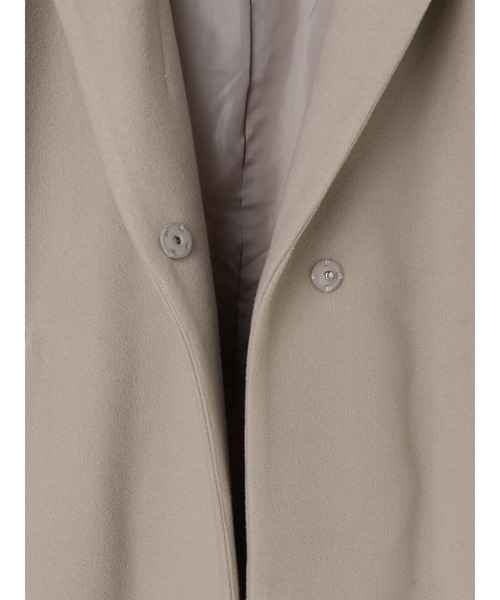 Green Parks(グリーンパークス)の「チェスターコート*(チェスターコート・レディース・ブラック/グレイッシュベージュ/グリーン/ブルー・FREE)」の16枚目の写真