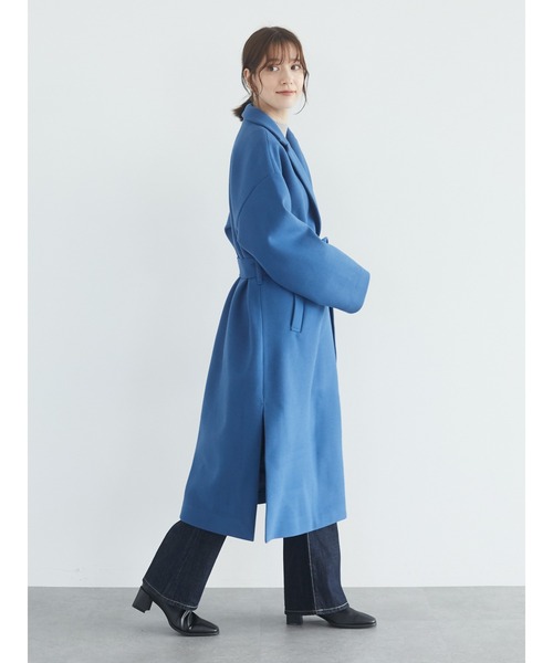 Green Parks(グリーンパークス)の「チェスターコート*(チェスターコート・レディース・ブラック/グレイッシュベージュ/グリーン/ブルー・FREE)」の14枚目の写真