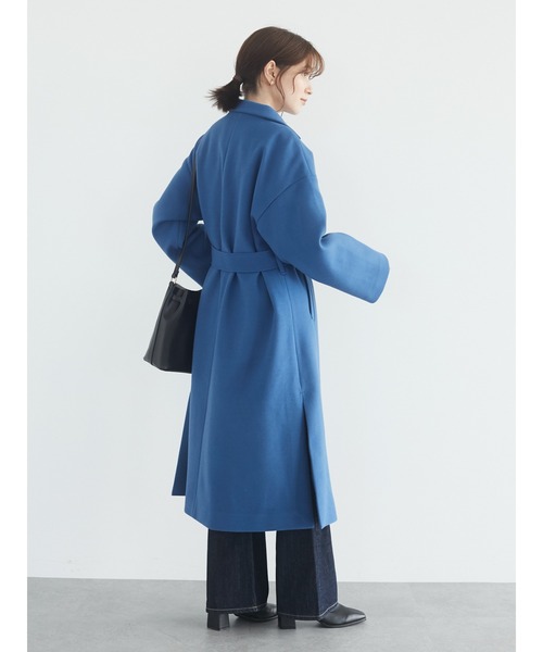 Green Parks(グリーンパークス)の「チェスターコート*(チェスターコート・レディース・ブラック/グレイッシュベージュ/グリーン/ブルー・FREE)」の17枚目の写真