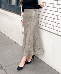 KOBE LETTUCE（コウベレタス）の「岡部あゆみさんコラボ　選べるタイトorマーメード2タイプレーススカート（スカート）」