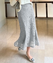 岡部あゆみさんコラボ 選べるタイトorマーメード2タイプレーススカート
