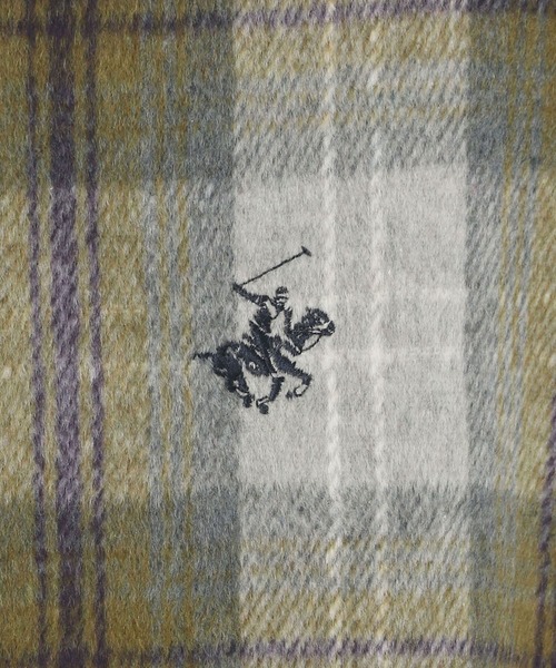 BEVERLY HILLS POLO CLUB(ビバリーヒルズポロクラブ)の「【BEVERLY HILLS POLO CLUB】コラボチェックシャツ(シャツ/ブラウス・レディース・チャコールグレー/パープル/ネイビー/ライトグリーン/モスグリーン・MEDIUM)」の9枚目の写真